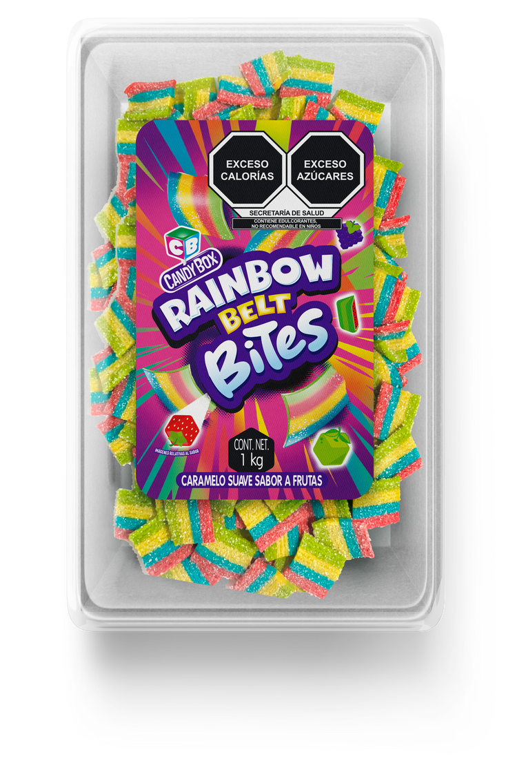 Tupper Rainbow Belt Bites