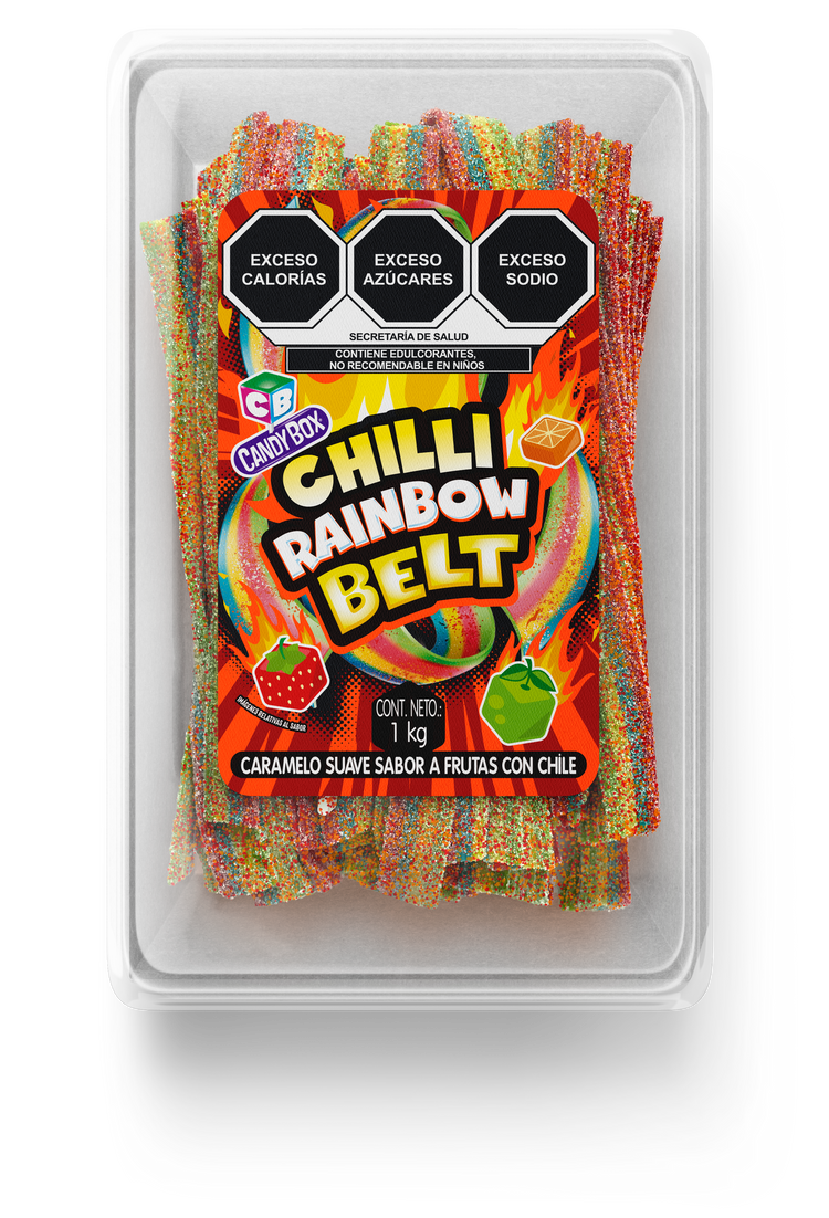 Candy Box Tupper Chilli Rainbow Belt