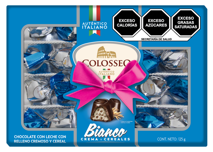 Colosseo Bianco Caja Rectangular 125 gr