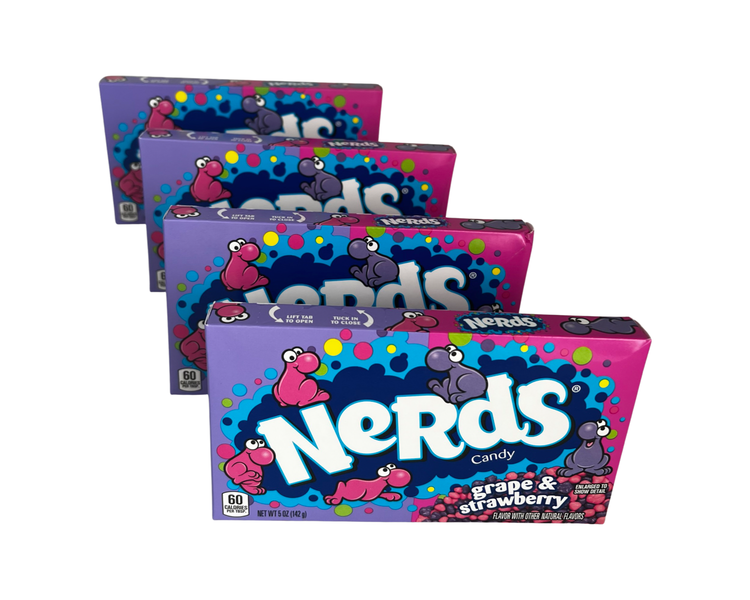Wonka Nersds Uva Fresa Paquete con (4 piezas )