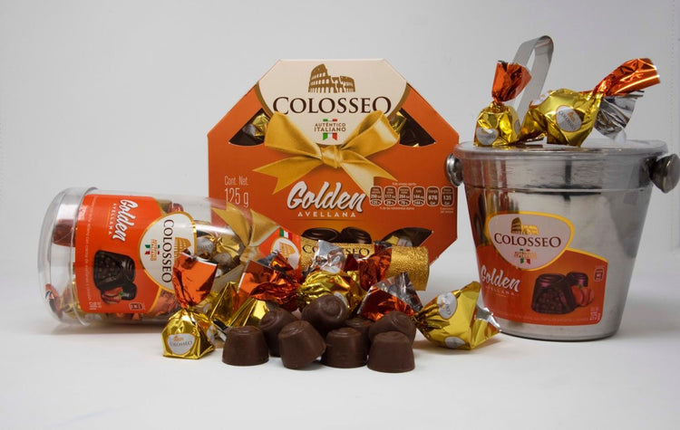 Colosseo Golden Caja Octagonal con 125g