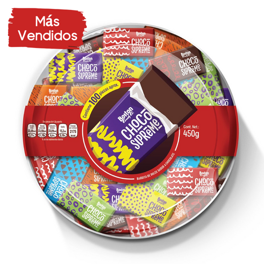 Boston Candy Co Choco Supreme Vitrolero 100 Piezas