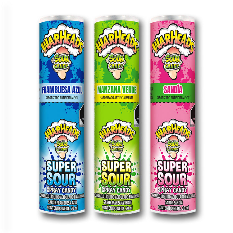 Warhead , Botellas de Spray de Caramelo