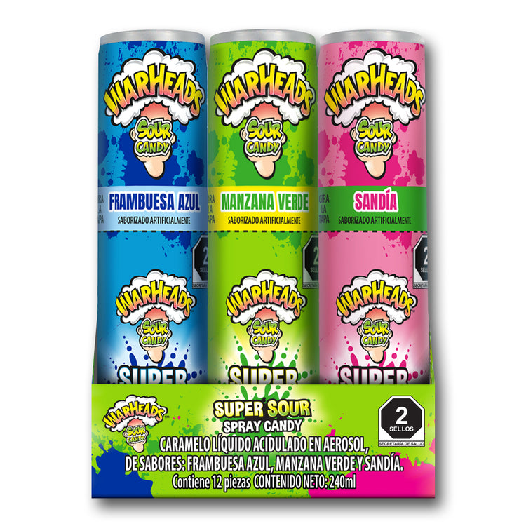 Warhead , Botellas de Spray de Caramelo