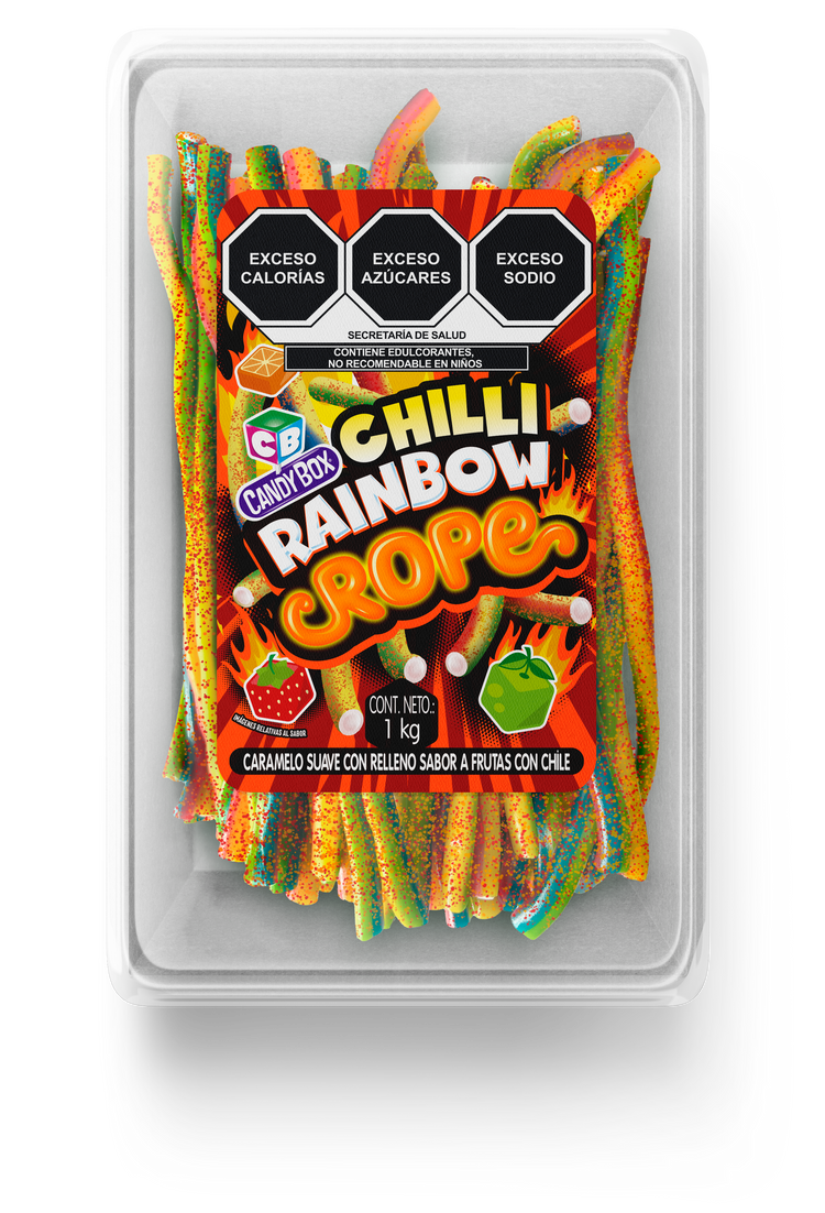 Candy Box Tupper Chilli Rainbow Rope