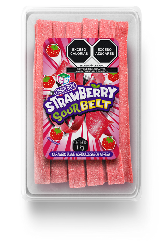 Candy Box Strawberry Sour Belt