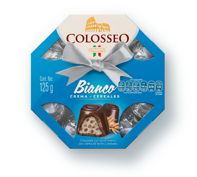 Colosseo Bianco Caja Octagonal 125 gr