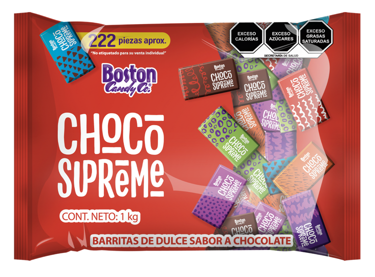 Boston Candy Co Choco Supreme Bolsa 222 Piezas