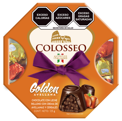 Colosseo Golden Caja Octagonal con 125g