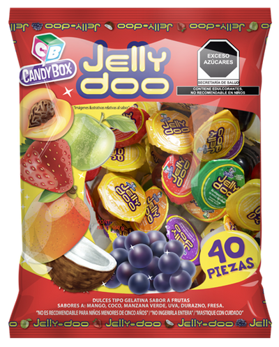Mini Gelatina Jelly Doo 40 Piezas